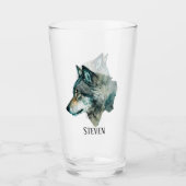 coole Wolfsliebhaber geben Namen Glas (Vorderseite)