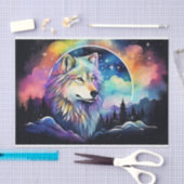 Coole Wolfsliebhaber Seidenpapier (Handwerk)