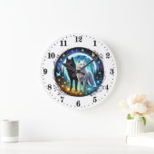 Coole Wolfsliebhaber Uhr (Zuhause)