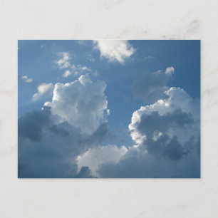 Coole Wolkenbildung und Blue Skies Postkarte