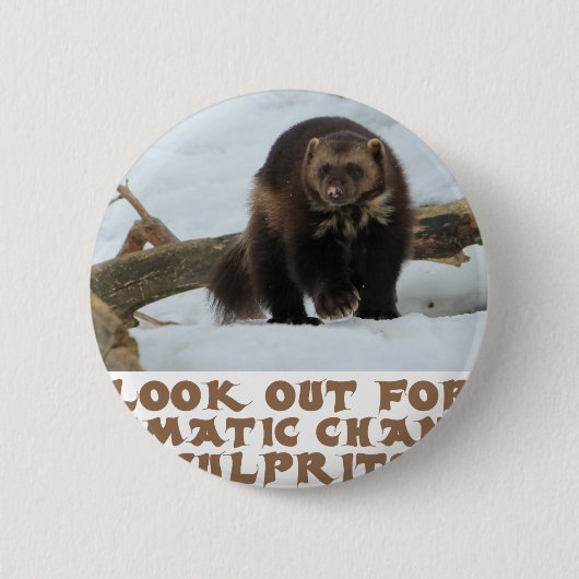 coole Wolverineentwürfe Button (Vorderseite)