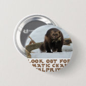 coole Wolverineentwürfe Button (Vorne & Hinten)