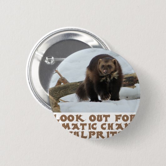 coole Wolverineentwürfe Button (Vorne & Hinten)