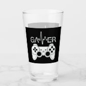 coole Wortart Glas (Vorderseite)