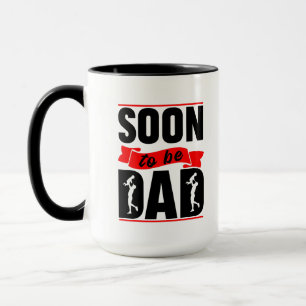 Coole Wortkunst für werdende Väter Tasse