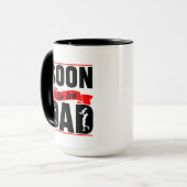 Coole Wortkunst für werdende Väter Tasse (Vorderseite Links)