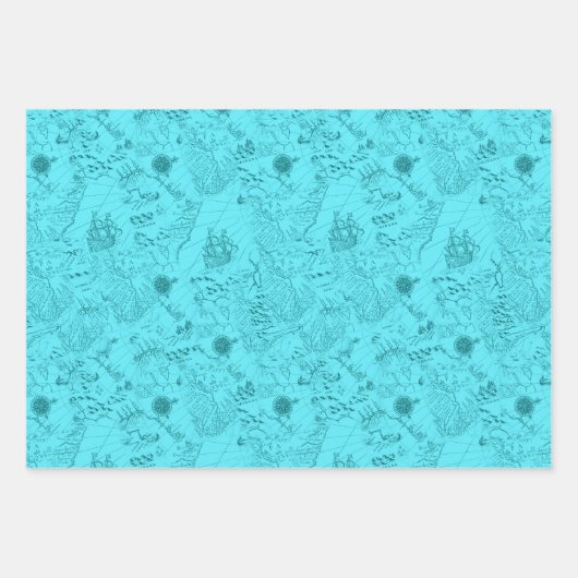 coole Wrapping Paper Sheets zum Party von Wassersp Geschenkpapier Set (Vorderseite 2)