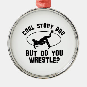 coole Wrestlingentwürfe Ornament Aus Metall