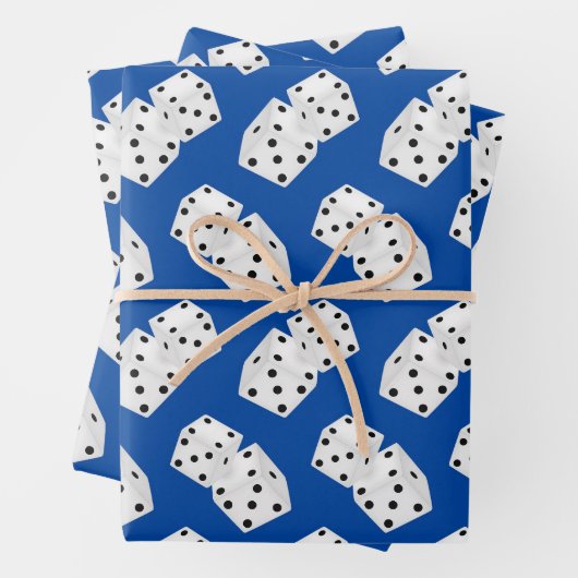 Coole Würfel Geschenkpapier Set (Beispiel)