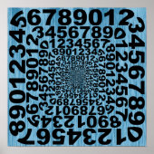 Coole ZahlenIllusion Poster (Vorne)