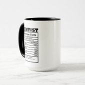 coole Zahnärzte - Fakten Tasse (Vorderseite Links)
