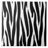 coole Zebra-Kachelmuster Fliese (Vorderseite)