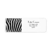 Coole Zebra-Mustertextur (Vorne)