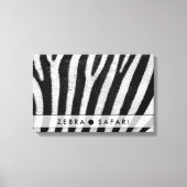 Coole Zebra-Mustertextur Leinwanddruck (Vorderseite)