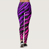 Coole Zebra Print Leggings (Rückseite)