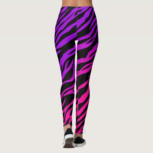 Coole Zebra Print Leggings (Rückseite)