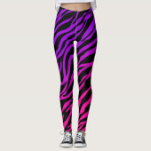 Coole Zebra Print Leggings (Vorderseite)