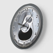 Coole Zeit Große Wanduhr (Winkel)
