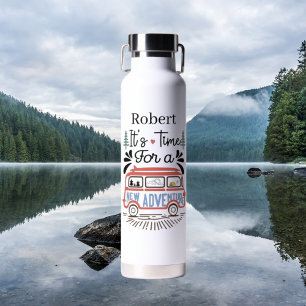 coole Zeit Neues Abenteuer Name hinzufügen Trinkflasche