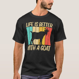 Coole Ziege Für Männer Frauen Ziegenbauer Landwirt T-Shirt