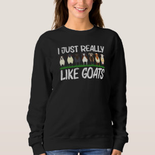 Coole Ziege für Männer - Hausgeflügel 1 Sweatshirt