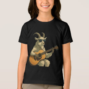 Coole Ziege mit Sonnenbrille T-Shirt – Lustig Chil Tri-Blend Shirt