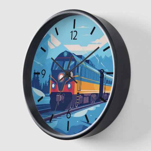 coole Zugfahrer Uhr (Winkel)