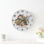 Coole Zugmaschine Große Wanduhr (Zuhause)