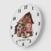 Coole Zugmaschine Große Wanduhr (Winkel)