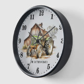 Coole Zugmaschine Uhr (Winkel)