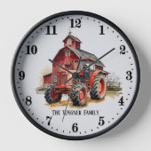 Coole Zugmaschine Uhr (Vorderseite)