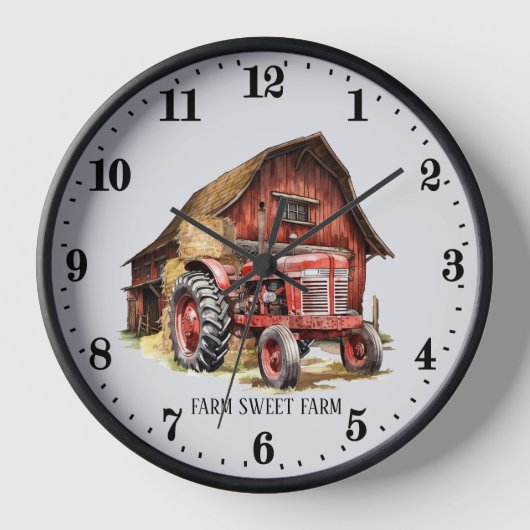 Coole Zugmaschine Uhr (Vorderseite)