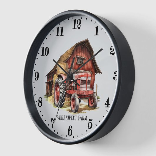 Coole Zugmaschine Uhr (Winkel)