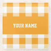 Coole Zuhause-Dekoration personalisierbar Glasuntersetzer (Vorderseite)