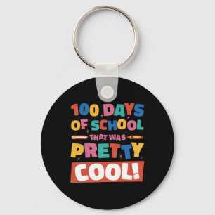 Coolen 100 Tage Schule 100. Tag Schüler Jungen Gi Schlüsselanhänger