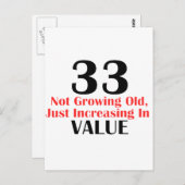 COOLEN 33 JAHRE ALTE GEBURTSTAGSGESTALTUNGEN POSTKARTE (Vorne/Hinten)