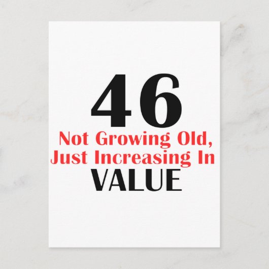 COOLEN 46 JAHRE ALTE GEBURTSTAGSGESTALTUNGEN POSTKARTE (Vorderseite)