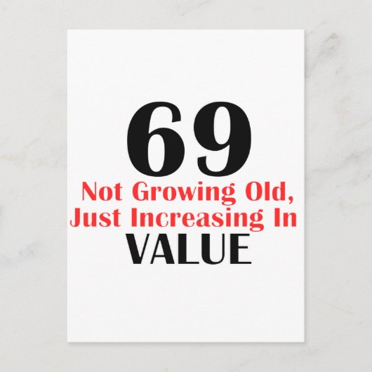 COOLEN 69 JAHRE ALTE GEBURTSTAGSGESTALTUNGEN POSTKARTE (Vorderseite)