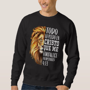 Coolen Christliche Männer Spanischer Bibeldraht Ju Sweatshirt
