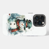 ❄️ 📱 Coolen Frosty Snowman iPhone Case 📱 ❄️ Hülle (Rückseite (Horizontal))