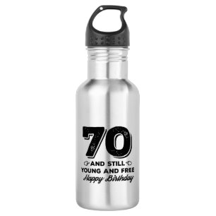coolen junge Redewendungen zum 70. Geburtstag Edelstahlflasche