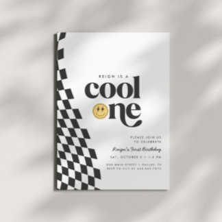 Coolen Jungen erleben den ersten Geburtstag eines  Einladung