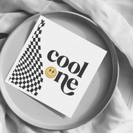 Coolen Jungen erleben den ersten Geburtstag eines Serviette