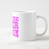 Coolen rosa Geschenke 4 Junge Mütter: Super-Junge Jumbo-Tasse (Rechts)