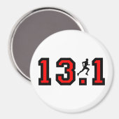 Cooler 13,1 Halbmarathon Magnet (Vorderseite/Rückseite)