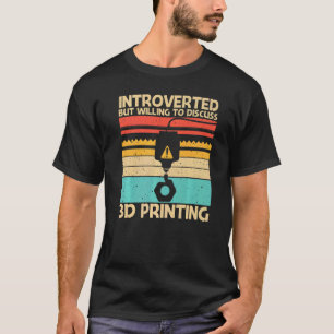Cooler 3D-Druck für Männer Frauen 3D-Drucker Druc T-Shirt