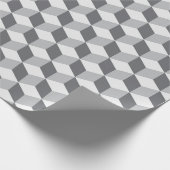 Cooler 3D-Effekt: kubisches Wrapping-Papier Geschenkpapier (Ecke)