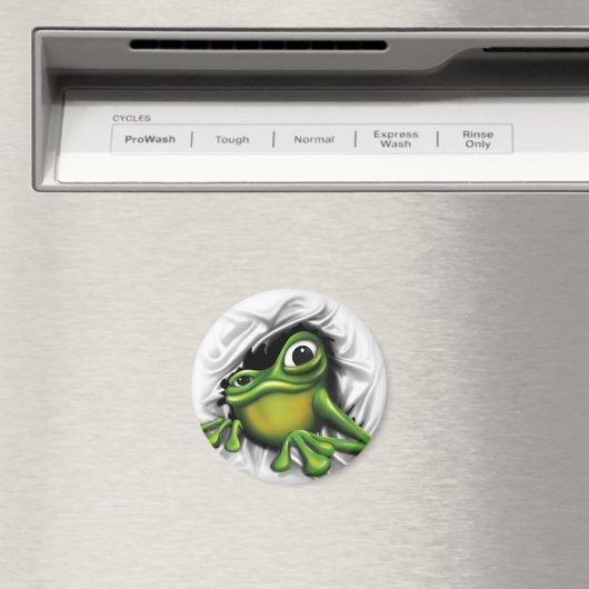 Cooler 3D-Frosch Magnet (In Situ (Geschirrspüler))
