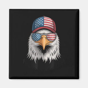 Cooler 4. Juli Adler US-Flagge schwebt unabhängig Magnet