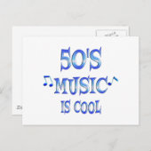 Cooler 50er postkarte (Vorne/Hinten)